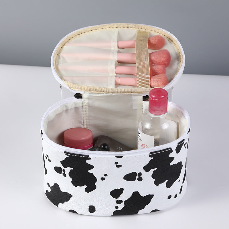 Wodoodporna kosmetyczka ze wzorem krowy