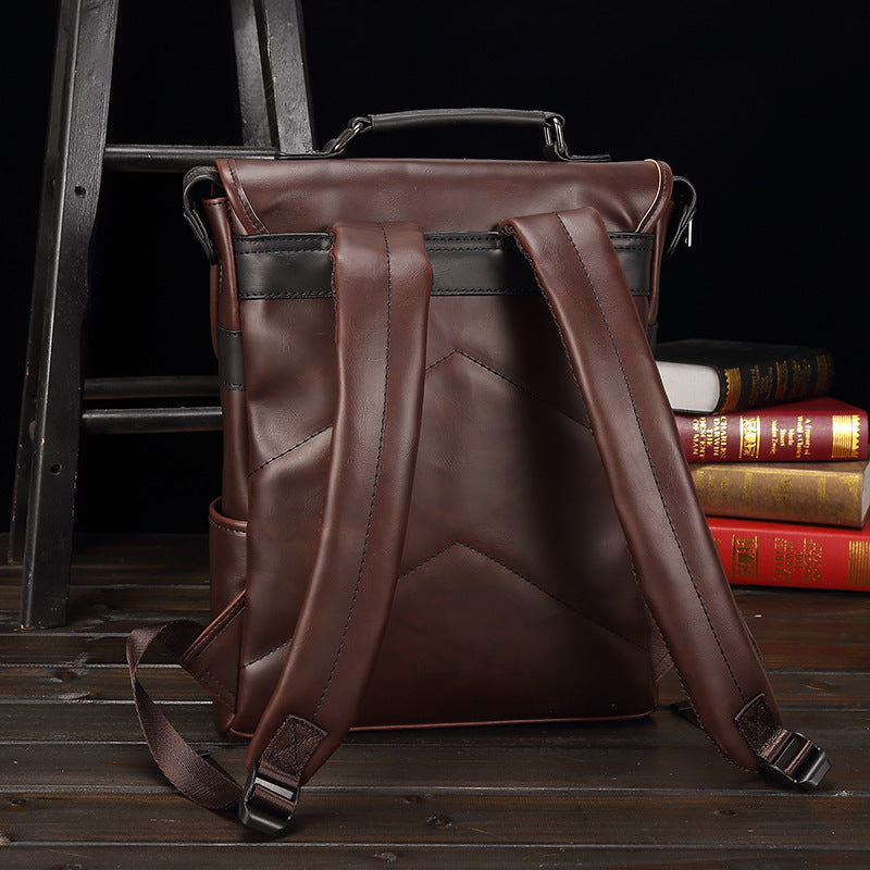 British Fashion Leather Backpack
