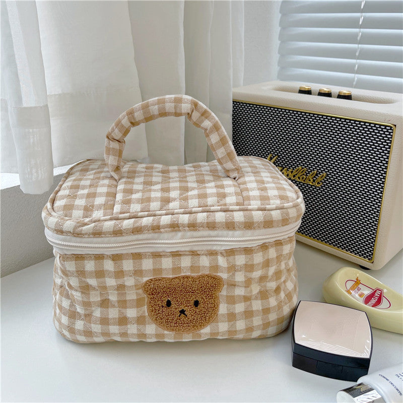 Cute Cartoon Bear Cosmetic Bag